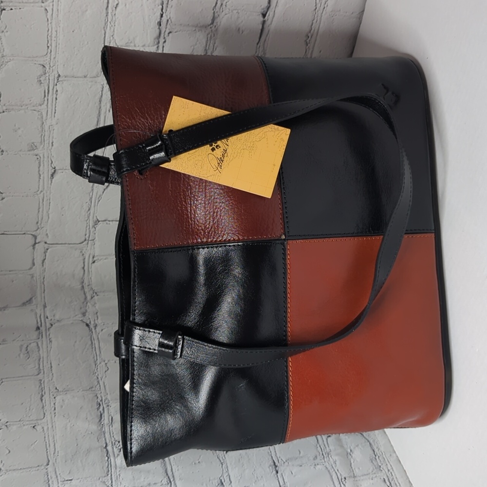 NWT Patricia Nash Danville tote bag vintage color block